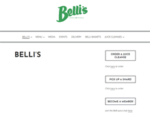 Tablet Screenshot of bellischicago.com